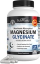 BioSchwartz Magnezu Glicynian 500 mg Kapsułki (120 Mini Czapki) Maksymalny stopień wchłaniania Magnezu Suplement do Zdrowych Nerwów Mięśnie Nastrój serca i Wspomaganie snu (Wegan, Bez glutenu, Nie-GMO)