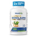 Natural Cure Labs L-Lysine with Monolaurin 600mg 1:1 Ratio, 1 Pack, 200 Capsules