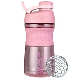 BlenderBottle SportMixer Shaker Butelka Perfect for Protein Shakes and Pre Workout, 20- Ounce, Rose