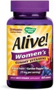 Nature 's Way Alive! Kobiece żelki multiwitaminowe, 16 witamin i minerałów, metabolizm energii *, skóra włosa i paznokcie *, wegetarianin, mieszanka jagód aromatycznych, 60 gumek (opakowanie w maju)