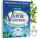 Mentholated Nasal Dilators for Breathing, Congestion, and Snoring - 28 Count Dual-Action Nose Inserts for Daytime and Nighttime Use - Hidden Nostril Opener Clips Last Up to 12 Hours - Wintergreen