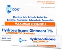 Globe Hydrokortyzon Maximum Strength Transparent Maintment 1%, 1 oz Budapest 124; Anti-Itch Topical Ointment for Redness, Obrzęki, Swędzenie, Wysypka, Dermotive, Bug / Mosquito Bites, Eczema, Hemorroidy & Więcej