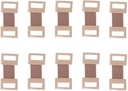 10Pcs Bandage Wrap Clips, Elastic Bandage Clips Stretch Metal Clips, Replaceable Wrap Clips for Various Types Bandages Bandaging Supplies