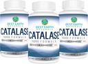 Najlepsze Ziemskie Naturals Catalase Supplement 10.000 z Saw Palmetto, Biotin, Fo- Ti, PABA - Supplements for Strong Hair - 180 Kapsułki - Opakowanie 3 (90- Day Supply)