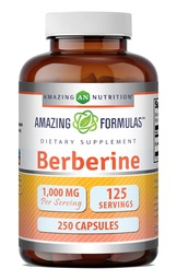 Amazing Building Berberine 1000mg Per Serving 250 Suplement Kapsułki 124; Non GMO Building 124; Gluten Free Building 124; Made in USA- Proudly Made in The USA z gwarancją czystości i mocy