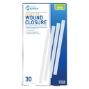Care Science Adhesive Wound Closure Strips, 1/4 x 4in, 30 Count | Sterile Strips Used for Closing Minor Cuts & Wounds.