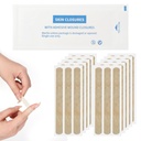 30 Strips Wound Closures 0.48" x 4" Breathable Steri Strip Adhesive Skin Closure for Closing Minor Cuts Wounds
