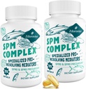 Zdoroviye SPM Supplement - Specjalizowane prorozdzielcze Mediatory i SPM Kompleks Prekursorów Równowagi Reakcja immunologiczna, Mózg, Tkanka i Komórki - 120 Softgels (2 butelki)
