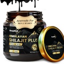 Czysty Himalayan Organic Shilajit Resin Extract for Men & Women - 100% Natural Ashwagandha Black Pepper Shilajit Resin for Men Women Gold Ayurvedic, Fulvic Acid 85 + Ślady minerałów, 50 Służenie, 40 Grams