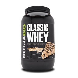NutraBio Classic Serwatka Protein Powder - Full- Spectrum Acid Profil - No Fillers, Sztuczne kolory, Środki konserwujące - Niski indeks glikemiczny - (Czekoladowy Masło orzechowe, 2 funty)