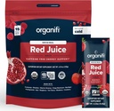Organifi Red Juice - Energy Powder Zmniejsza popołudniowe crashes i zwiększa trawienie i system immunologiczny, 15 Go pakiety