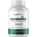 Pure Berberine Supplement - 1300mg Berberine z Ceylon Cynamon dla Metabolizm i Wsparcie układu immunologicznego - 60 Służenia