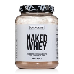 NAKED Czekoladowy proszek do protein - Tylko 3 Składniki - Grass Fed białka serwatki proszek, Czekolada organiczna i organiczny cukier kokosowy, No GMO, No Soy, i gluten Free - 24 Służenia