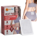 SunnyBay Heat Patches for Menstrual Cramp, 2.75x3.5 inch, 10 Count