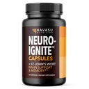 NeuroIGNITE Brain Supplements for Memory and Focus - 60 Count - Nootropics Brain Supplement with St. John 's Wort, Ginkgo Biloba, Bacopa, Phosphhatidylserine - Non-GMO kapsułki, 2- Month Supply