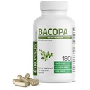 Bronson Bacopa wspomaga zdrowe funkcje mózgu i zdolności umysłowe, tradycyjne zioła, Non-GMO, 180 Kapsułki wegetariańskie