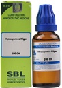SBL's Hyoscyamus Niger 200 Dilution 30 ml