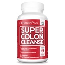 Health Plus Super Colon Cleanse 30 Day Supply of Gentle Gut Cleanse Detox, Pyllium Husk, Probiotyki dla Zaparcia Relief & Pomocnicze, 120 Kapsułki