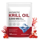 Antarctic Krill Oil 2000mg 120 Softgels - Omega-3 Supplement with EPA & DHA, Phospholipids & Astaxanthin - Supports Heart, Brain & Joint Health - High Absorption, No Fishy Burps