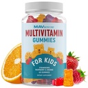 Kids Multivitamin Gummies message 124; Witaminy A, B, C, D & Zinc for Immunitet, Wzrost & Rozwój 124; Daily Multivitamin for Children Ages 2 + Daily Multivitamins for Children Age 124; Non-GMO, Third-Party Tested Mieszane Suplement Owocowy 124; 60 Gummies