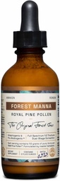 RAW Forest Foods Forest Manna Royal Pine Pollen Tincture - 1: 2 True Dual-Stage Extraction - Pure Pine Pollen - Tylko z 2 butelki Ounce Fl