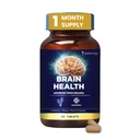 ZEROHARM Brain Booster Supplement| With Brahmi, Ginkgo Biloba, Ashwagandha, Shankhpushpi | Cognitive Support & Concentration | Memory Booster for Kids, Students, Adults | 60 Brahmi Tablets