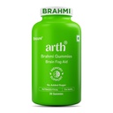 Arth Brahmi Gummies for Memory, Focus, Concentration & Brain Fog Support - 30 Gummies for Men & Women | Bacopa Monnieri Supplement | Enhanced Absorption for Mental Clarity, Alertness & Positive Mood