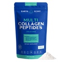 Ziemia Echo Multi Kolagen Peptydy, Zhydrolizowany Kolagen z witaminą C i kwasem hialuronowym, Wspiera Promieniową Skórę, Zdrowe Przyłączenia, Gut Zdrowie i Immune Function, Darmowy, 26 Sługi