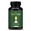 Vokin Biotech AyurVani Capsules | Ayurvedic Herbal Supplement with Brahmi, Shankhpushpi, Bhringraj & Shatavari | Botanical Formula for Cognitive Support & Overall Wellness | 60 Veg Capsules