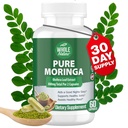 Moringa Kapsułki, 800mg Organic Moringa Oleifera Liść proszku Superfood Greens Pure Moringa Pigułki jest Wegan, Nie-GMO Zwiększenie energii i zachować zdrowe suplement
