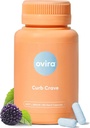 Ovira Curb Maintenance Supplements - Zawiera CHRONOBLOCK, Energy Support Kapsułki, Suplementy odżywcze dla mężczyzn i kobiet, Chromium- 100mg