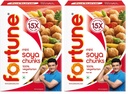 Fortune Mini Chunks, 200 Grams / 225g (Weight may vary) (Pack of 2)