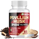BEYA EN Psyllium Husk kapsułki 2400mg z Black Pepper - 2 Miesiąc dostaw - Codzienne rozpuszczalne włókno dla Gut Health - Non-GMO i Gluten- Free Formuły