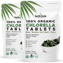 Organiczne tabletki Chlorella 400 Hrabia 124; Wysoka potencja Superfood 124; Chlorofil Pigułki od 100% Czysty zielony Algae 124; Broken Cell Wall for Maximum Absorption Absorption 124; Wegan, Kosher, Non-GMO X124; 4 Table na dzień (2-Pack)