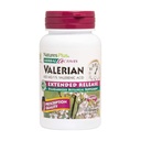Natury Plus Herbal Actives Valerian rozszerzone tabletki uwalniające - 600 mg, 30 Wegańskie tabletki - wegetariańskie, Gluten- Free - 30 Servings