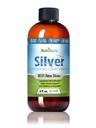 Nutric Noche Colloidal Silver Liquid - Premium Silver for Immune Support - Organic Plata Coloidal para Tomar - 99,99% Ultra Pure Nano Cząsteczki do optymalnego wchłaniania - 30 ppm 8 oz