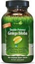Irwin Naturals Double- Pottency Ginkgo Biloba - 60 Softgels - Wzmocnienie pamięci, Mental Focus & Energia
