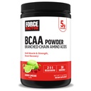 Force Factor BCAA Amino Acids Supplement 2: 1: 1, Pyszne i odświeżające BCAA Proszek do wspomagania odzyskiwania i wydajności mięśni, Brak sztucznych kolorów lub aromatów, Cherry Limeade, 30 Służenia