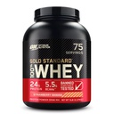 Optimum Nutrition Gold Standard 100% Proszek z białka serwatki, Banana truskawkowa, 5 funtów (Opakowanie może Vary)