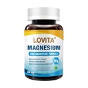 Lovita Triple Magnezu Complex 500mg, Wysoka Wchłanianie i Pomysłowość Formuła, Glicynian, Cytrate & tlenek, Wsparcie snu, Relaks, Serce, Nerves & Bone Health, 180 Kapsułki wegańskie