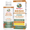 MaryRuth Organics Reishi Vegan Mushroom Supplement Agregat 124; Ultra Absorption Liposomal Agregat 124; Immune Support with 200mg Beta- Glucans, Vegan Agregat 124; Full Spectrum Reishi Mushroys Fruiting Body
