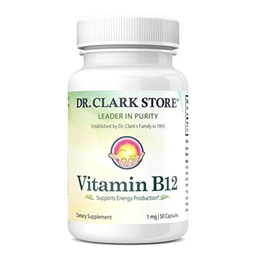 Dr Clark witamina B12 Suplement, 1 mg, 50 kapsułek żelatyny