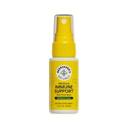 Propolis Throat Spray by Beekeeper 's Naturals - 95% Bee Propolis Extract, Natural Immune Support & Sore Throat Relief - Przeciwutleniacze, Keto, Paleo, Gluten- Free (1.0 oz) (Opakowanie 1)