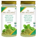 Organic Mint Leaf (Pudina) 200g | Pure Mentha Leaf Powder | USDA Organic Certified | Natural Herbal Powder for Tea, Drinks, Chutneys & Culinary Use | Vegan & Non-GMO | Pack of 2