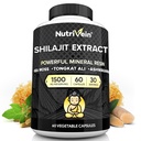 Żywienie Premium Pure Himalayan Shilajit dla mężczyzn i kobiet - 1500 mg - 60 Capsules- Potężny ekstrakt żywicy zmieszany z irlandzkim Moss Sea, Tongkat Ali, & Ashwagandha - Vitality, Clarity, & Performance