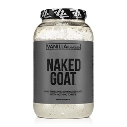 NAKED Kozioł Vanilla Protein Powder - Pasture Fed Kozioł Serwatka Protein Powder from Small- Herd Dairies - Tylko 3 Składniki - GMO Free, Soy Free - All Natural - 23 Grams of Protein - 25 Służenia