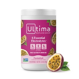 Ultima Replenisher Daily Electrolyte Powder Drink Mix - Sugar Free - Passionfruit, 90 Servings - Hydration Powder with 6 Key Electrolytes and Trace Minerals - Keto Friendly, Non-GMO