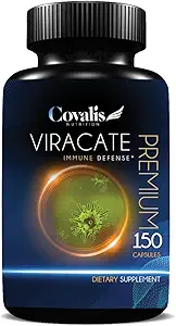 Viracate Immune Defense Supplement DEVE 124; z monolauryną, Olive Leaf Extract, Cat 's Claw, & Lysine Next 124; Właściwości przeciwbakteryjne