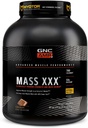 GNC AMP Mass XXX, klinicznie udowodniony Gainer Weight Protein Powder, Poprawia wytrzymałość i rozmiar, 780 Kalorii, 50g białka, Mikronizowane aminokwasy, Kreatyna, Betaine, Czekolada, 13 Sług, 6 Funtów