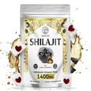 1400 MG Shilajit Gummies, Shilajit Pure Himalayan Organic Gummies with Ashwagandha, Himalayan shilajit for Men, 85 + Ślad minerałów i kwasu Fulvic, indywidualne owinięte, bez cukru, 60 Liczby